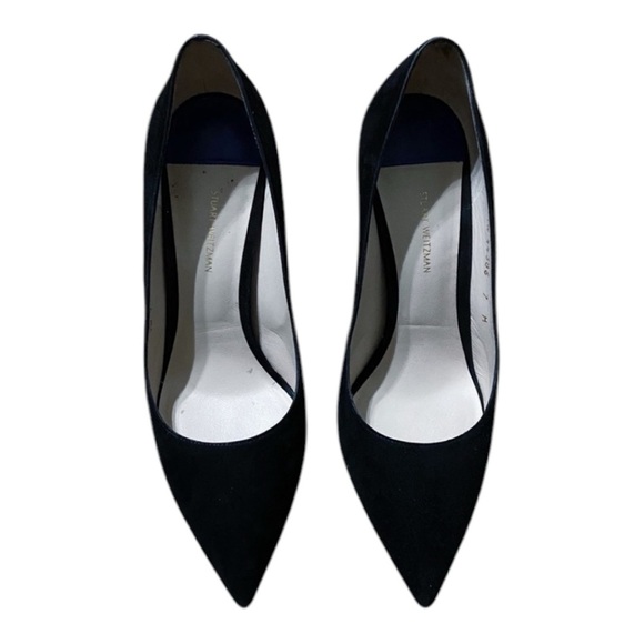 STUART WEITZMAN Suede Pointed Heels - Picture 1 of 13